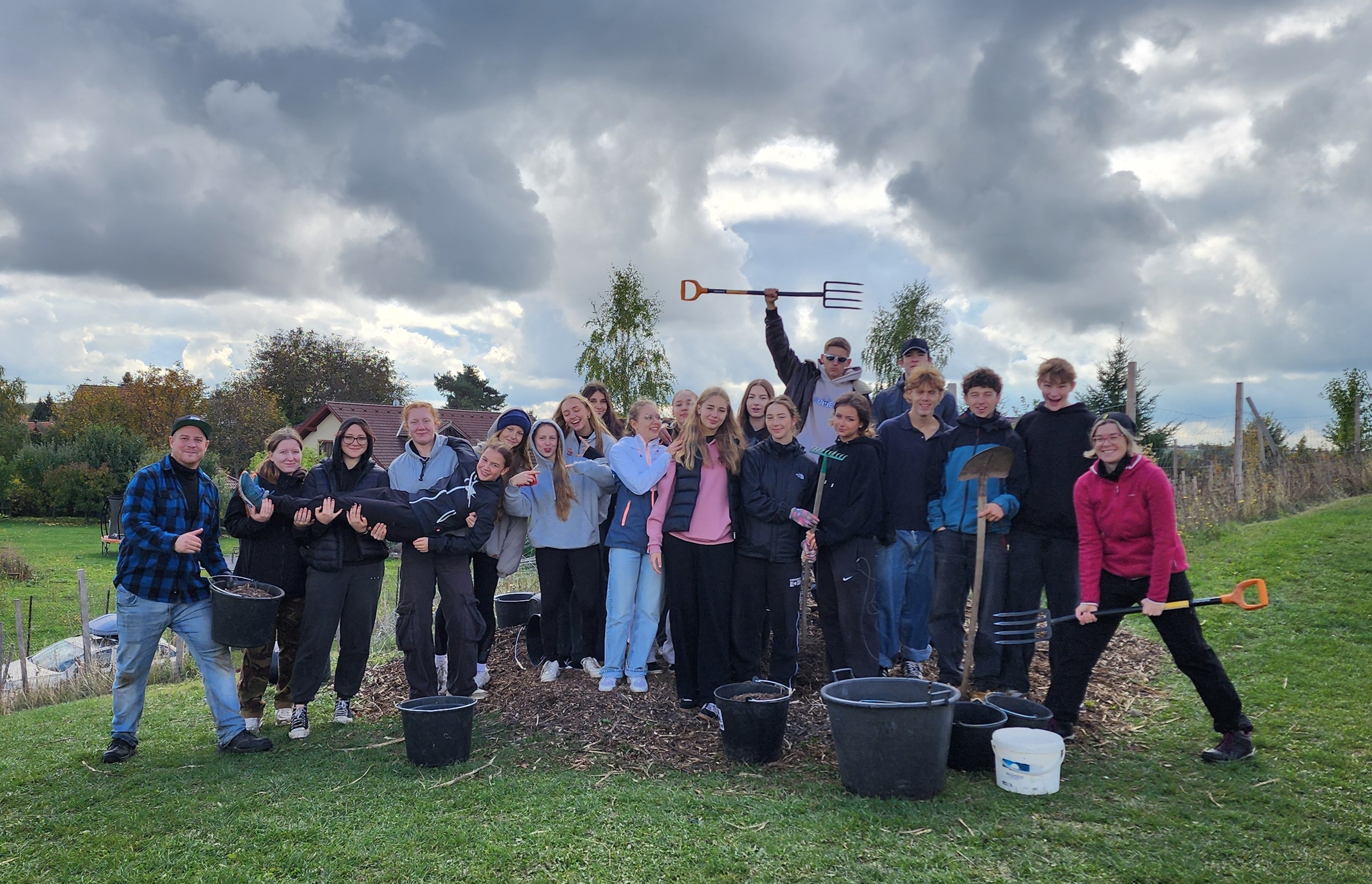 Povýsadbovka s gymplem Přípotoční