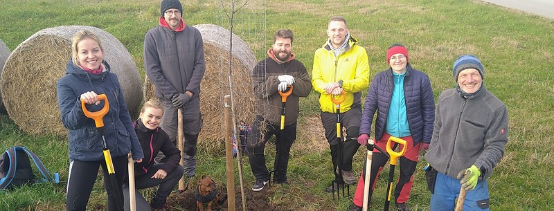 Péče o stromy v hůreckém sadu