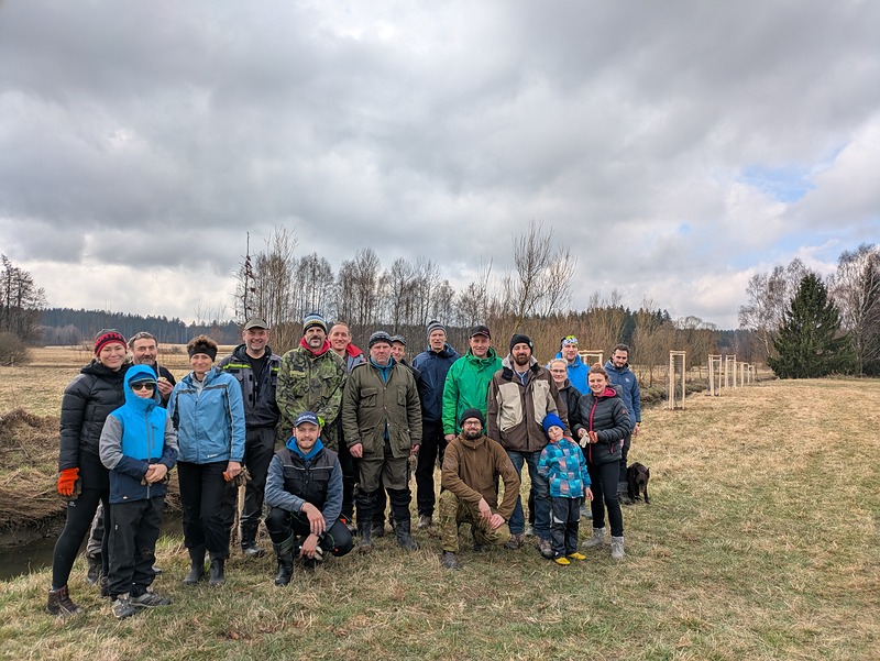 Sázíme habry v Sobíňově