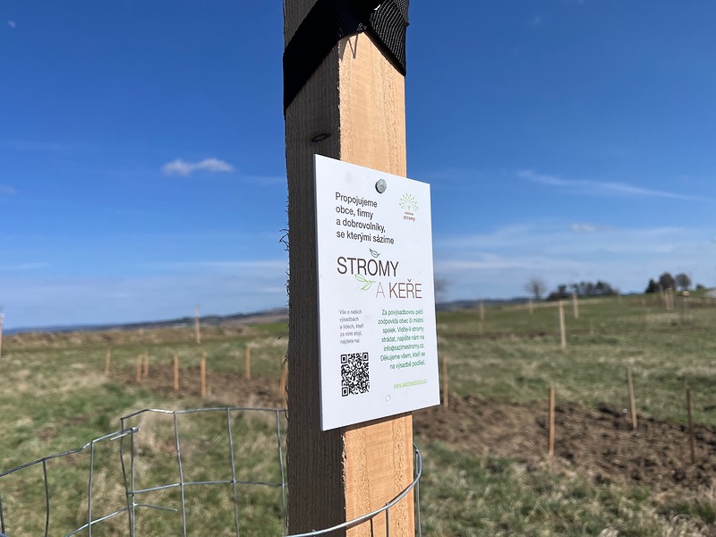 Výsadba biocentra na Šibeničním vrchu 