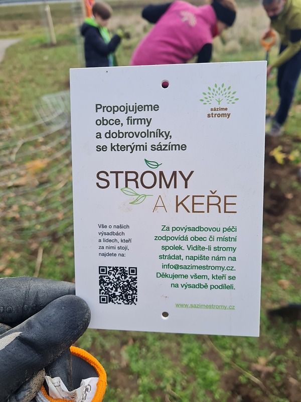 Jedlé plody do okolí lesní školky